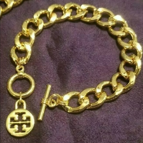 TORY BURCH LAST ONE NEW 2021 TOGGLE BRACELET MATCH NECKLACE BOUTIQUE LAST ONE!! - Picture 3 of 4